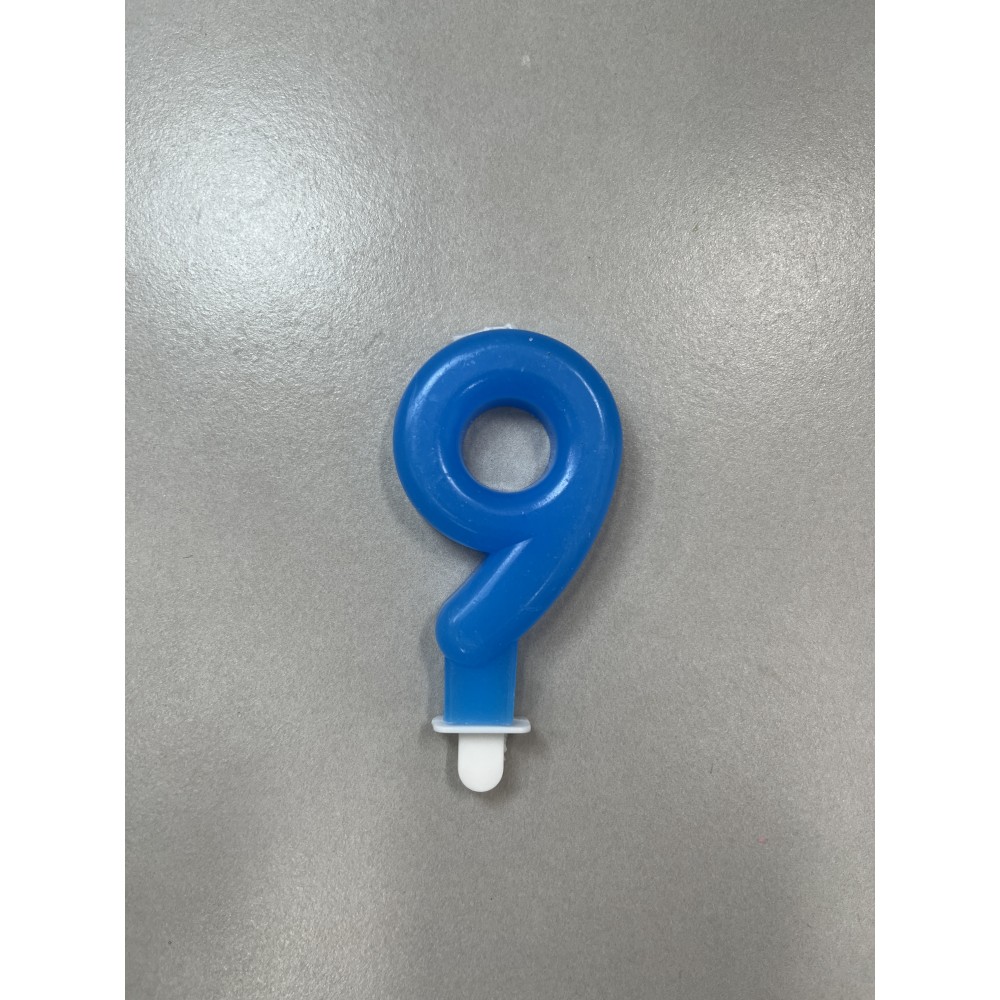 LUCKY CANDLE SVECICA,PLAVA BROJ 9 710369